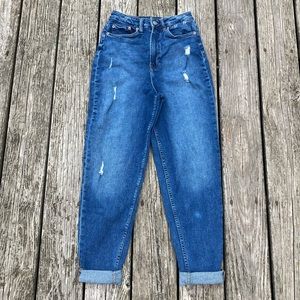 High Waisted Mom Jeans